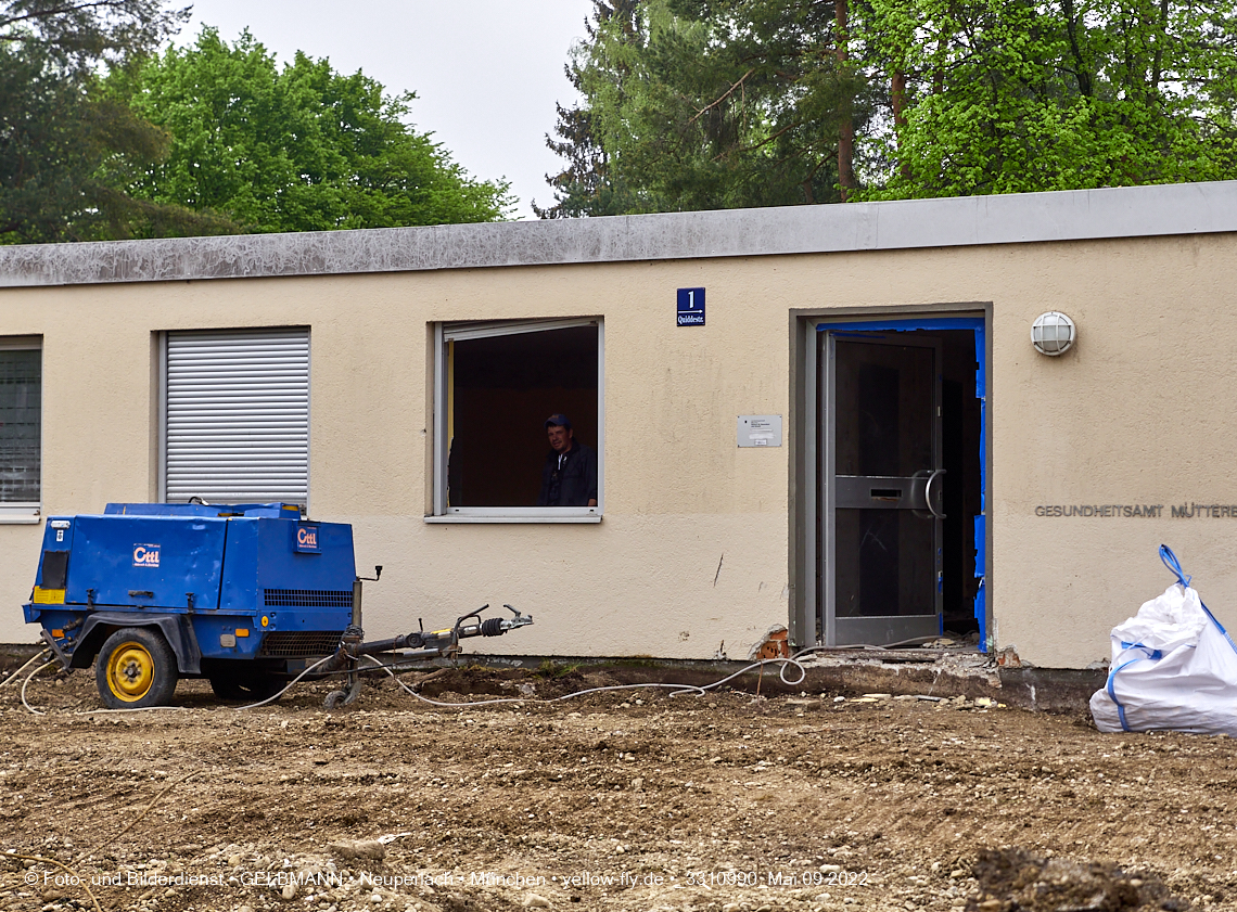 09.05.2022 - Baustelle am Haus für Kinder in Neuperlach